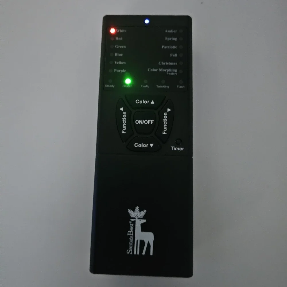 Santa's Best RGB Christmas Light Remote Control 56R2-1501B2 Tested Working CLEAN
